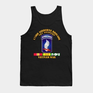 SSI - 173rd Airborne Brigade w VN SVC Ribbons Tank Top